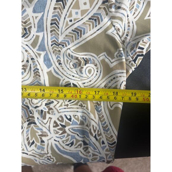 J. Mclaughlin XL Nylon Catalina Dress Women’s Carly Folklore Taupe Paisley - Picture 7 of 7